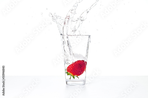 Erdbeere splash