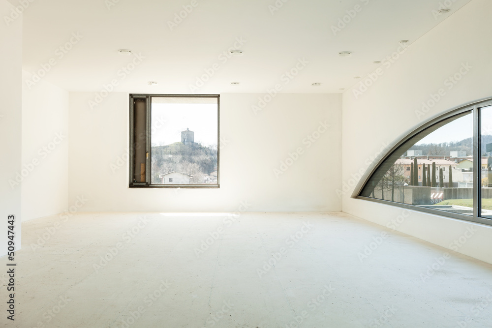 Obraz premium building under construction, interior, large hall