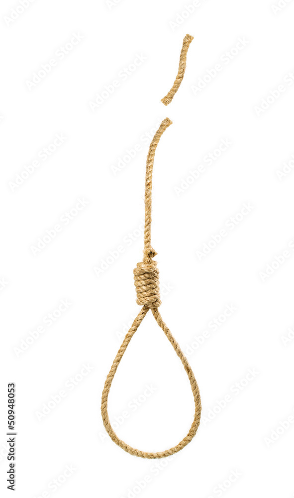 Gallows on white Gallows on white