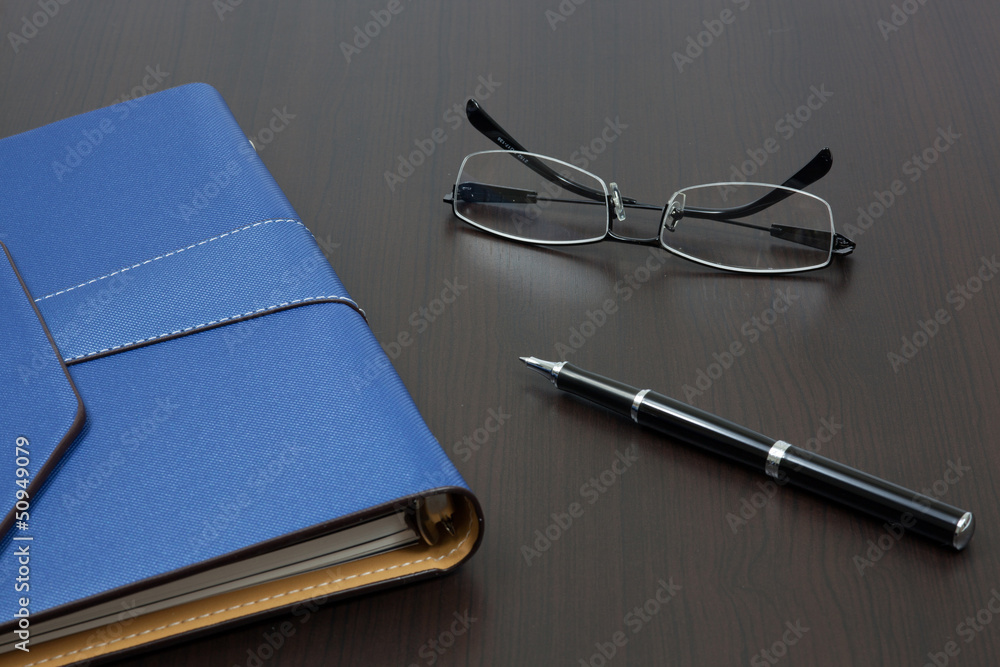 Organizer on table Organizer on table