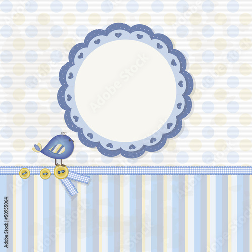 Baby Boy - Scrapbook - Place your text and photo