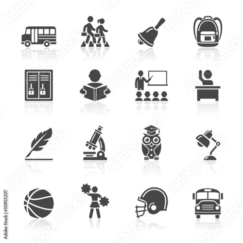 Education Icons set 3. Vector Illustration. photo