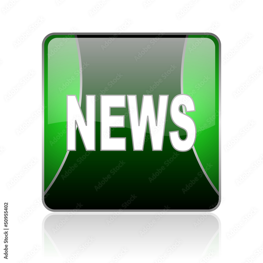 news black and green square web glossy icon news black and green square web glossy icon
