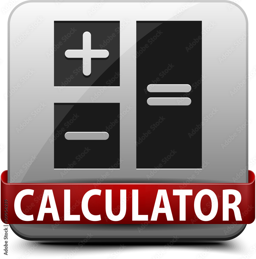 Obraz premium Calculator button