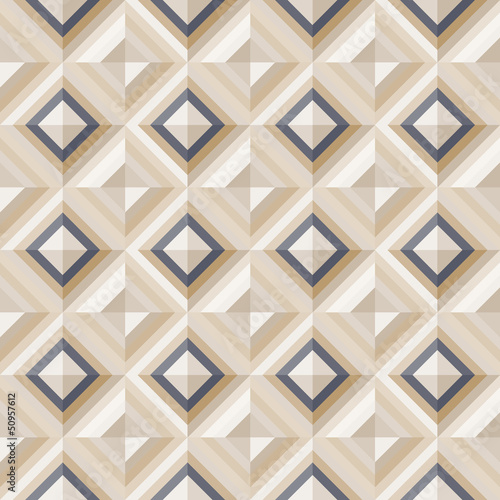 Fashion pattern with square diamonds