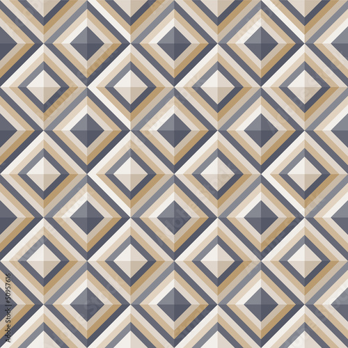 Fashion pattern with square diamonds