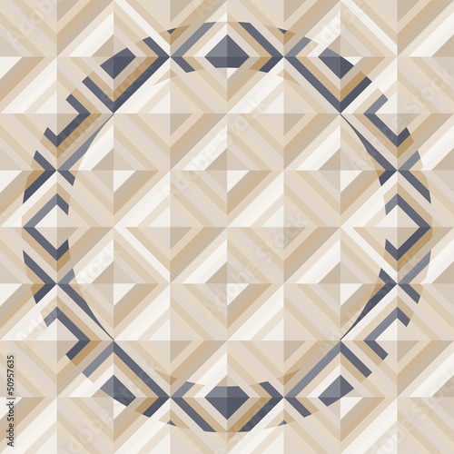 Fashion pattern with square diamonds