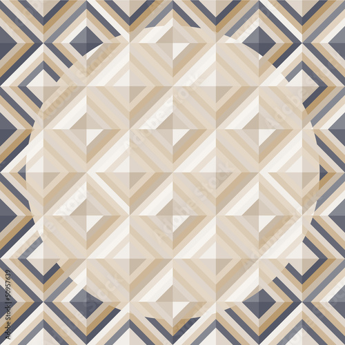 Fashion pattern with square diamonds