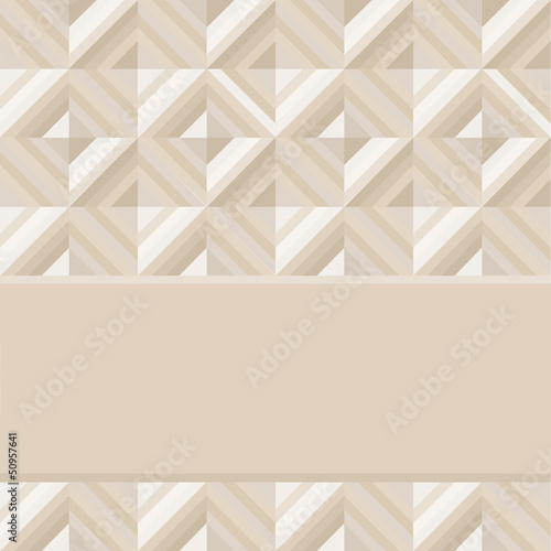 Fashion pattern with square diamonds
