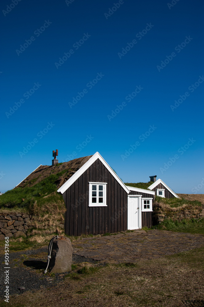 Obraz premium traditional settlement iceland