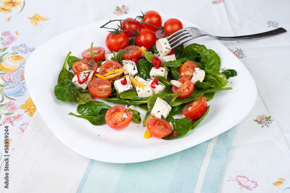 spinach lettuce spinach lettuce