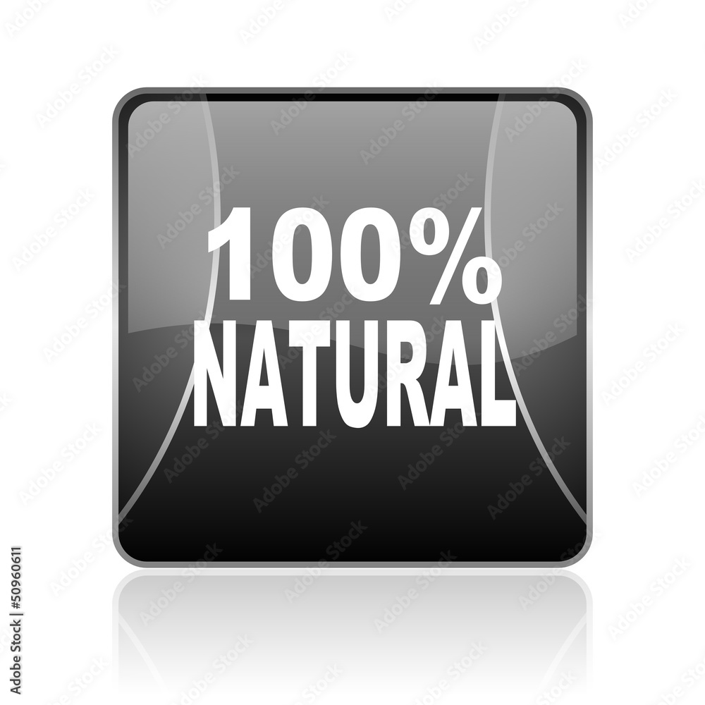 natural black square web glossy icon natural black square web glossy icon