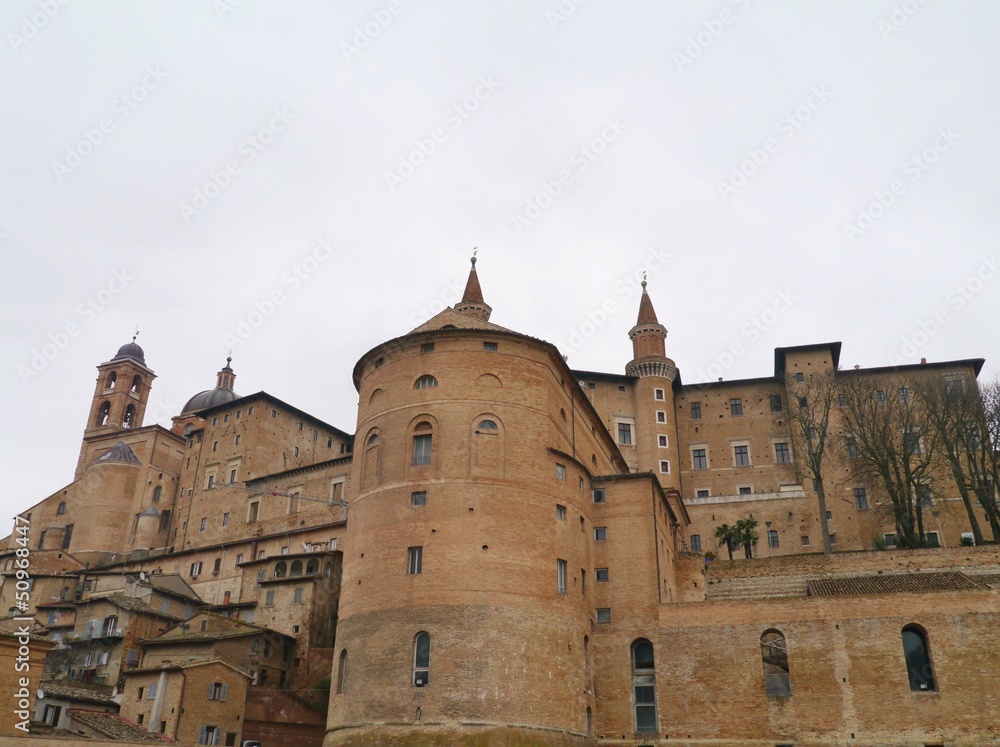 A view of Urbino a historic town in Italy