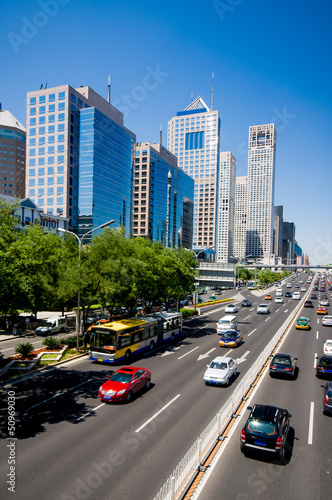 The central business district in beijing,China