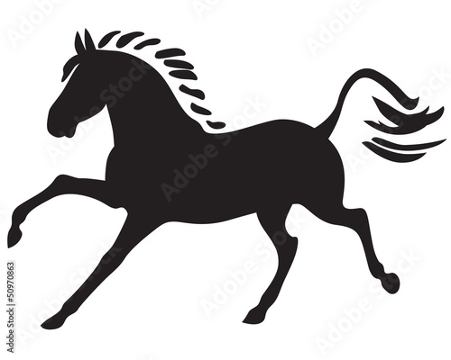 Galloping horse