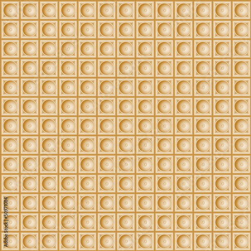 background of the golden tiles regularly stacked