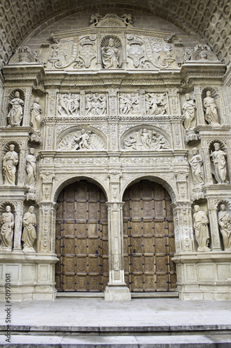 Cathedral with sculptures