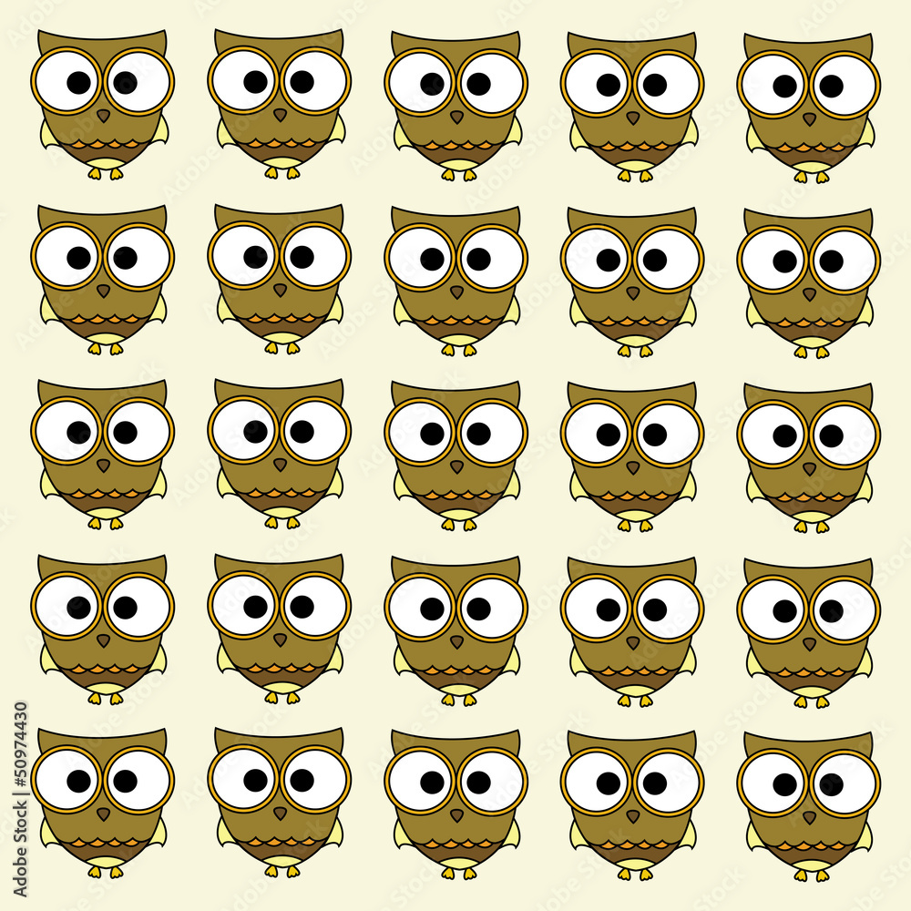 Obraz premium Owl background1