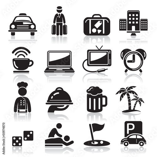 Hotel icons set5. vector eps 10