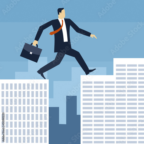 Business - Erfolg - Karriere / Illustration