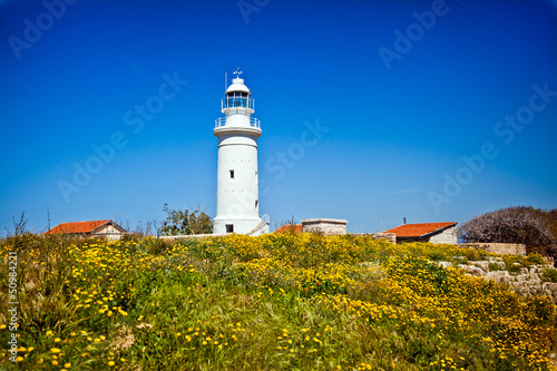 lighthouse in Paphos, Cyprus