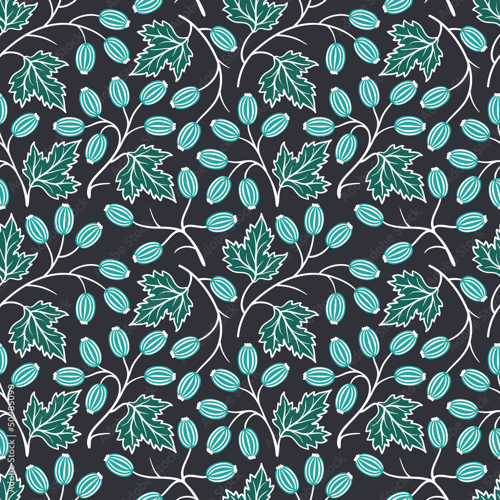 Gooseberry seamless pattern Gooseberry seamless pattern