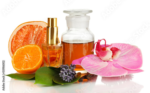 Fototapeta Naklejka Na Ścianę i Meble -  Create perfume isolated on white