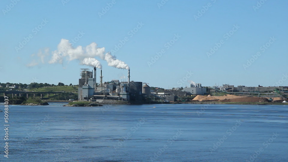 Pulp and Paper mill. Saint John, New Brunswick. Pulp and Paper mill. Saint John, New Brunswick.