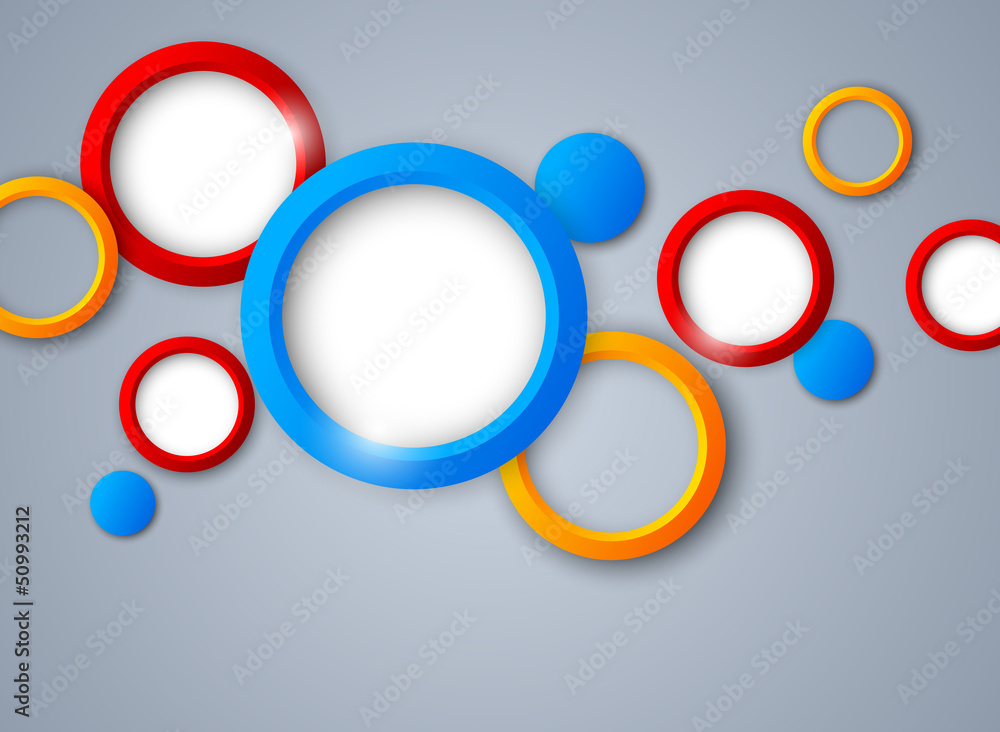 Background with colorful circles Background with colorful circles