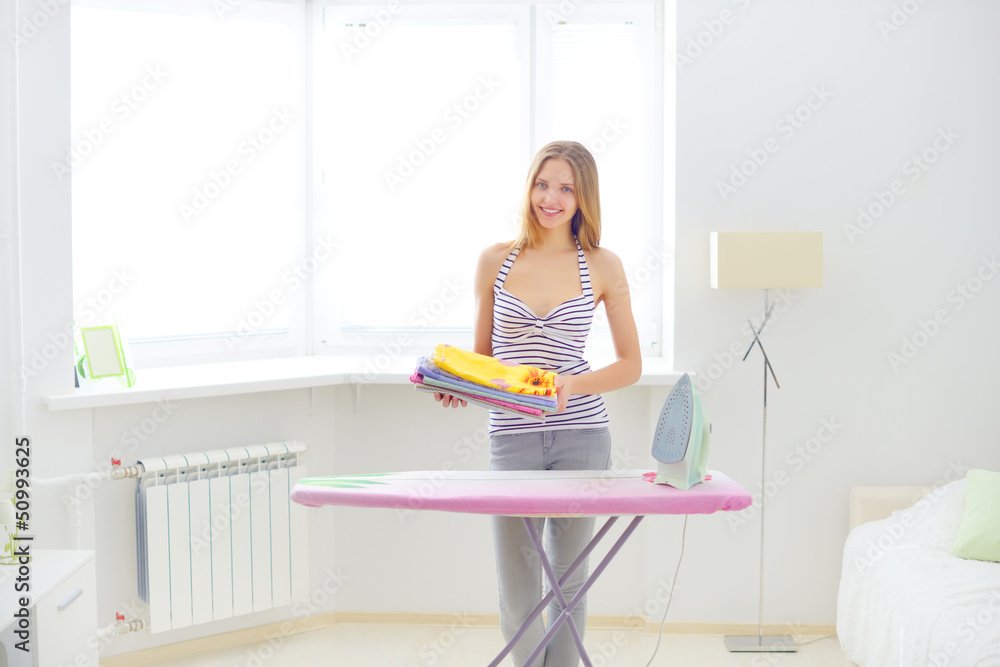 lovely housewife with clothes lovely housewife with clothes
