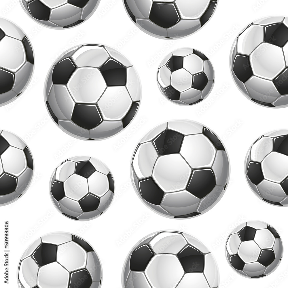 Soccer Balls Seamless pattern. Vector illustration Soccer Balls Seamless pattern. Vector illustration