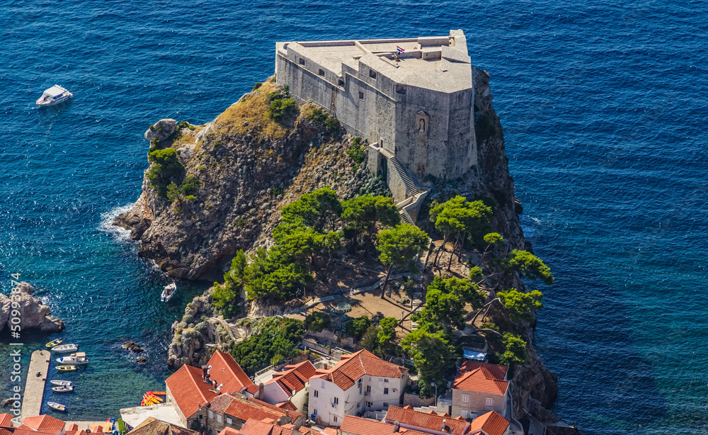 Naklejka premium Dubrovnik old town