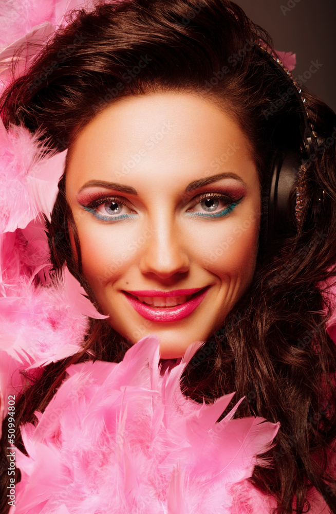 Happy Smile. Sensual Brunette - Sophistication. Lifestyle Happy Smile. Sensual Brunette - Sophistication. Lifestyle