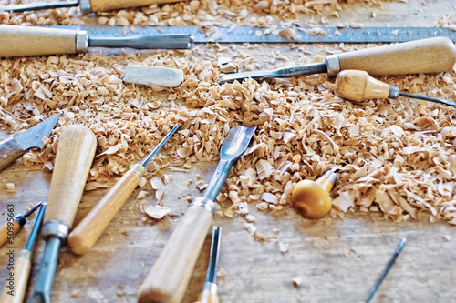 Foto wood working tools