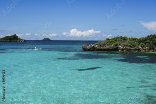 outrigger boat malapascua reef philippines