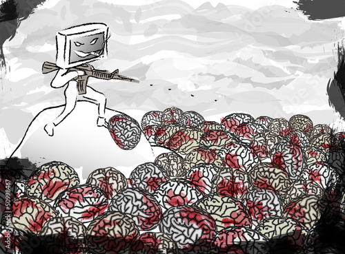 Fernsehn kämpft gegen Intelligenz