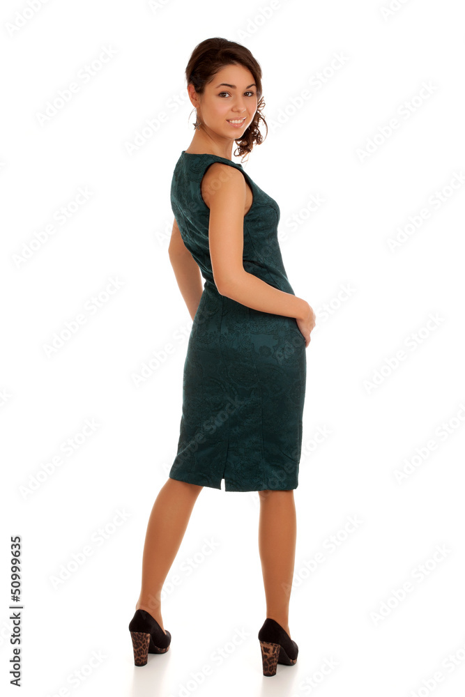 Portrait of sliming young woman Portrait of sliming young woman