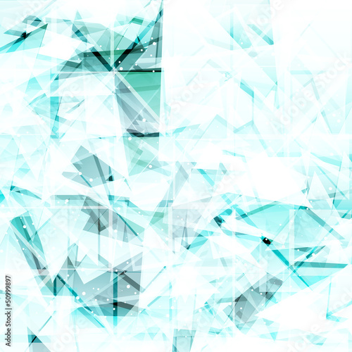 Abstract light turquoise techno background.