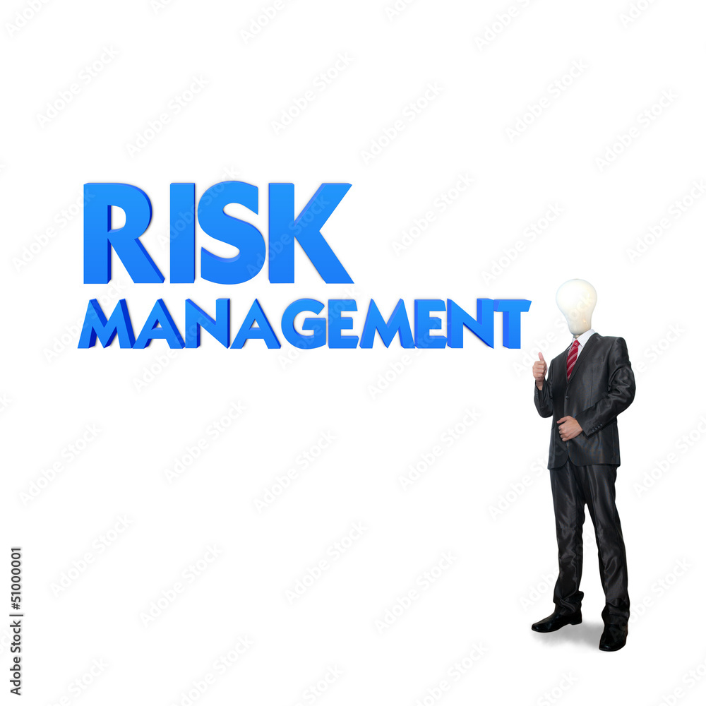 Business word for business and finance concept, Risk management Business word for business and finance concept, Risk management