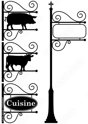 enseigne cuisine