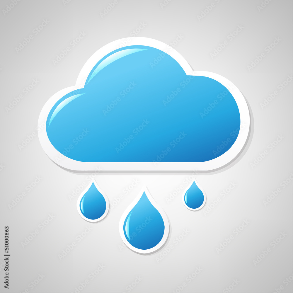 Blue Cloud Label Blue Cloud Label