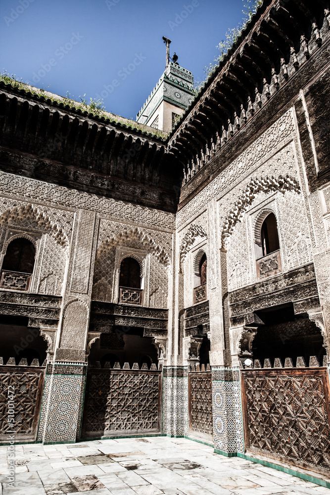 Obraz premium This Medersa is a religious school, of the Islamic religion