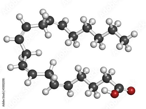 Arachidonic acid (AA, ARA) polyunsaturated omega-6 fatty acid, m