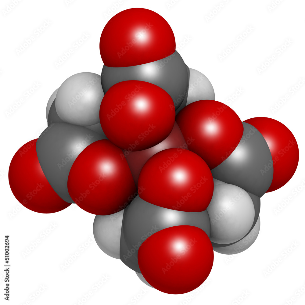 EDTA iron complex, molecular model EDTA iron complex, molecular model