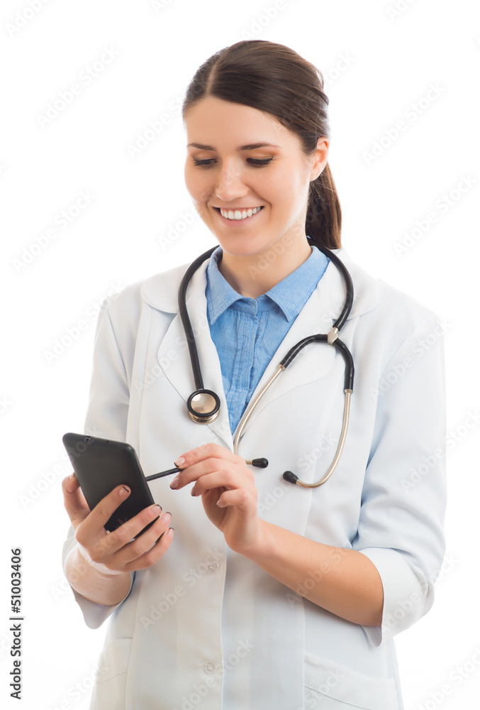 Young Doctor With a Tablet Computer Young Doctor With a Tablet Computer