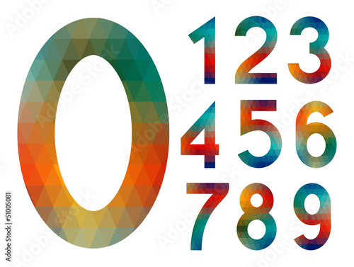 Mosaic number set