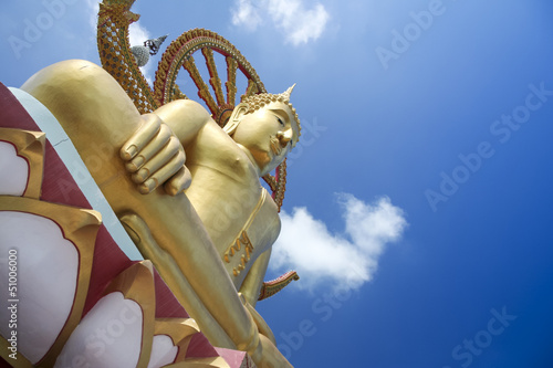 Big buddha temple koh samui thailand photo