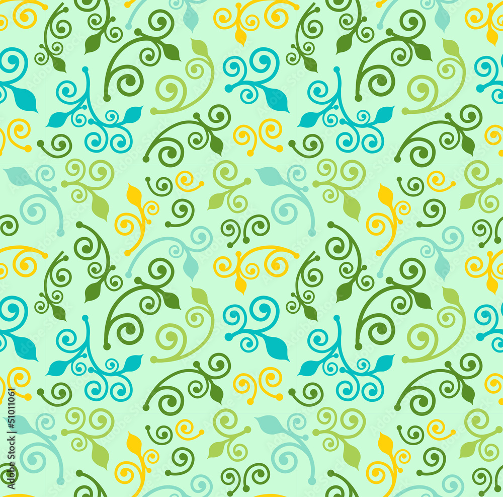 Seamless texture abstraction spring pattern