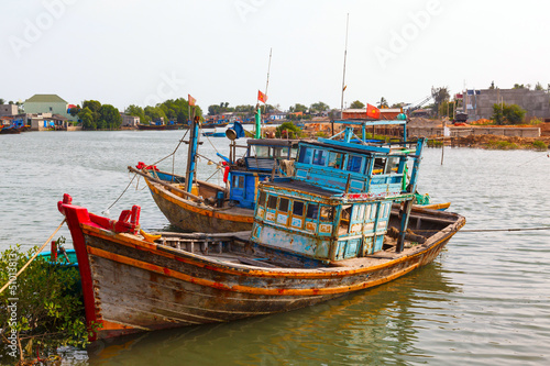 Fishing boats in Vietnam © miklyxa
