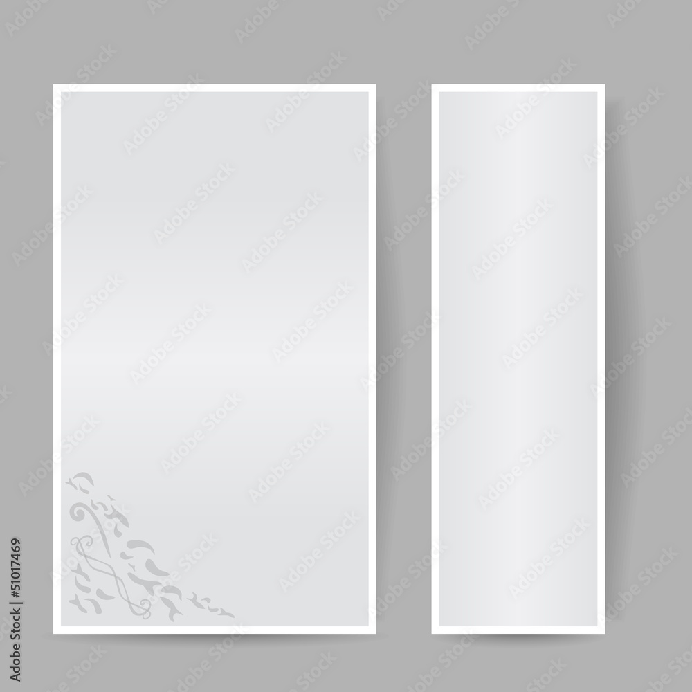 Banners with Shadow Banners with Shadow